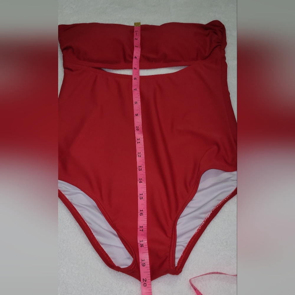 Zeraca Bandeau One Piece Bikini NWT - Picture 9 of 15